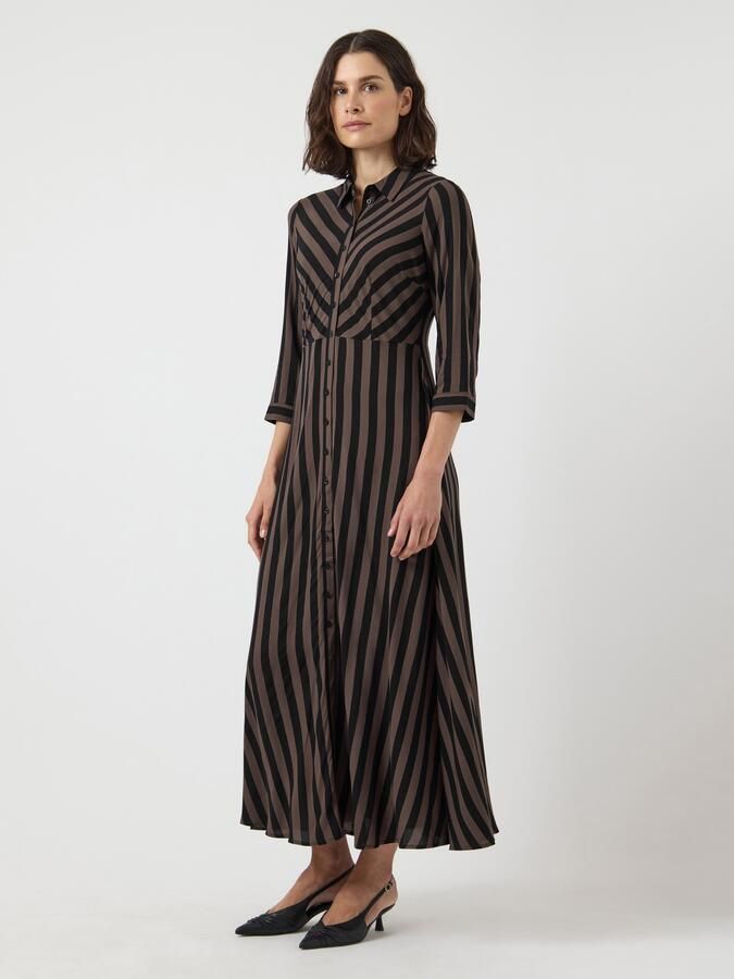 Y.A.S Jurk met overhemdkraag YASSAVANNA LONG SHIRT DRESS - Foto 4