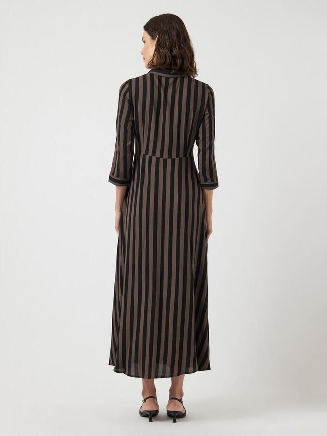 Y.A.S Jurk met overhemdkraag YASSAVANNA LONG SHIRT DRESS - Foto 2
