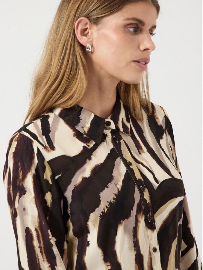 Y.A.S Jurk met overhemdkraag YASSAVANNA LONG SHIRT DRESS