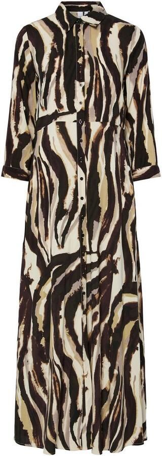 Y.A.S Jurk met overhemdkraag YASSAVANNA LONG SHIRT DRESS - Foto 3