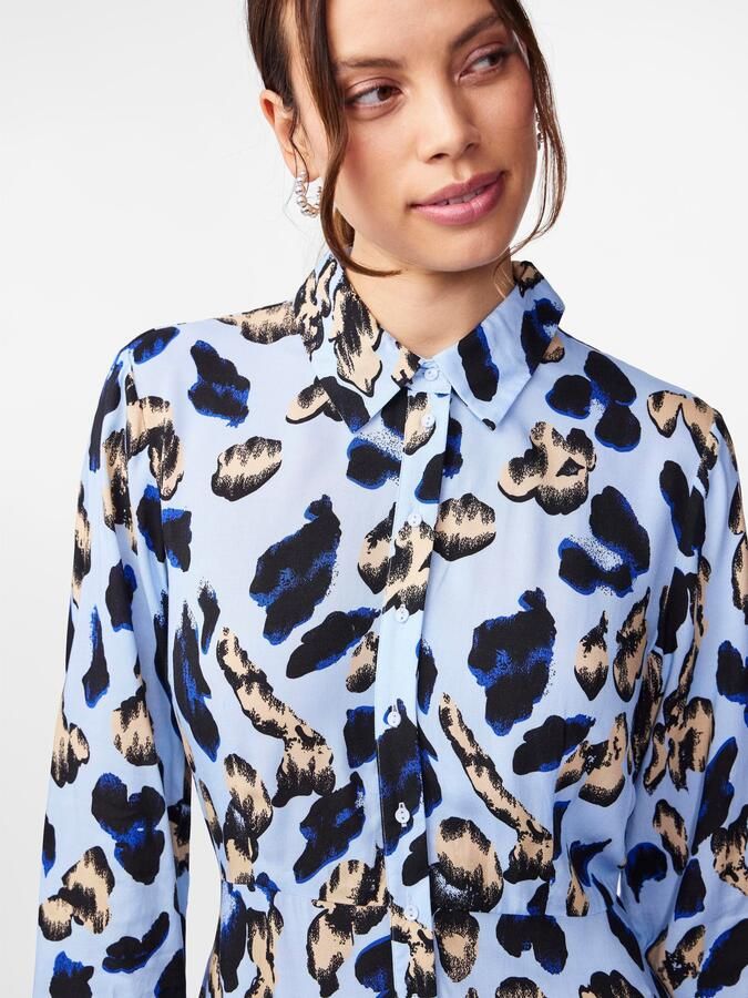 Y.A.S Jurk met overhemdkraag YASSAVANNA LONG SHIRT DRESS - Foto 6