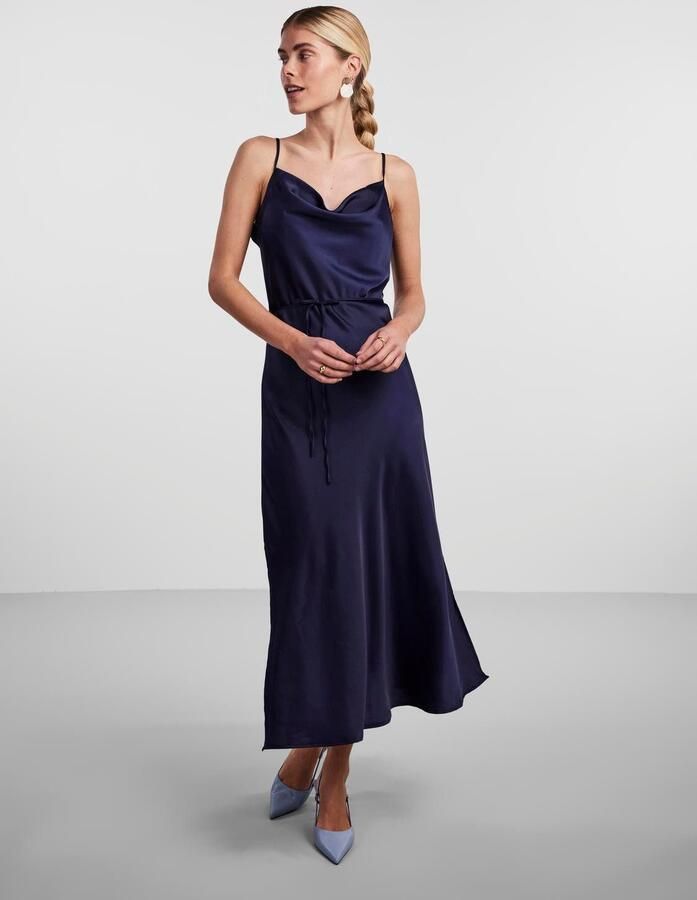 Y.A.S Jurk met spaghettibandjes YASTHEA STRAP LONG DRESS S. NOOS - Foto 5