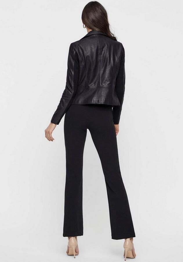 YAS Leren jack met ritszakken model ' SOPHIE' - Foto 4