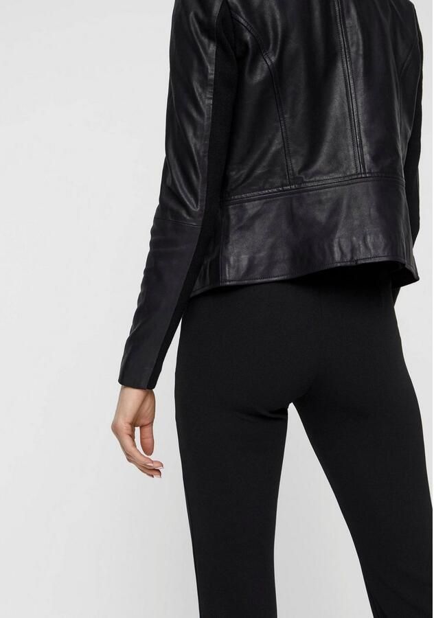 YAS Leren jack met ritszakken model ' SOPHIE' - Foto 3