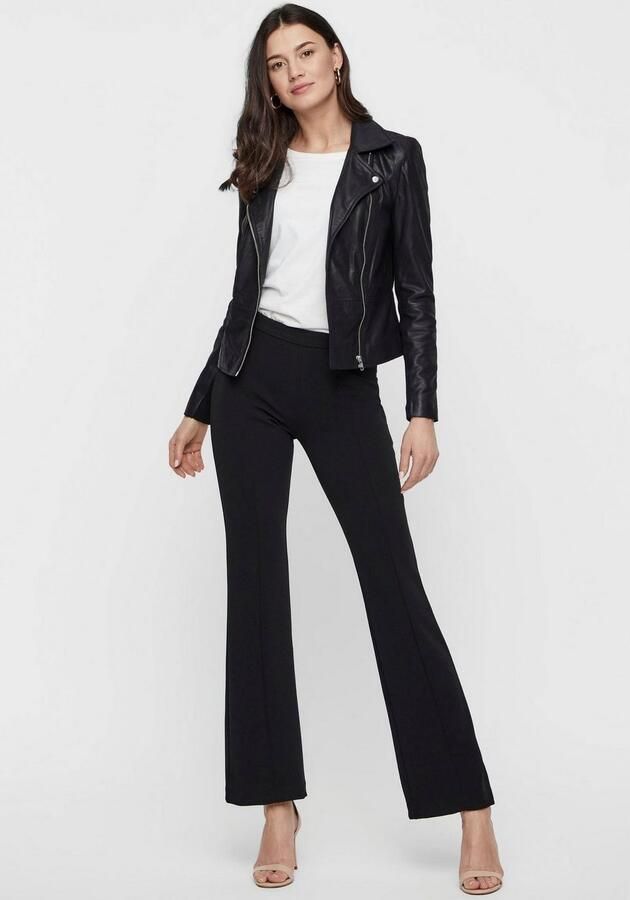 YAS Leren jack met ritszakken model ' SOPHIE' - Foto 6