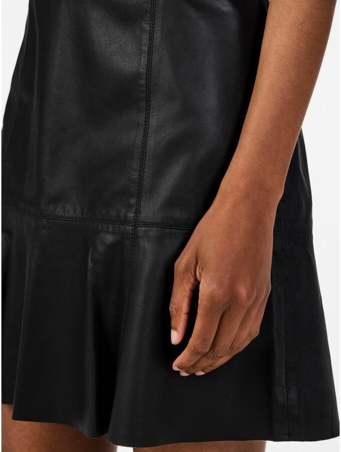 Y.A.S Leren rok YASCOLLY MW NAPLON LEATHER SKIRT NOOS - Foto 2