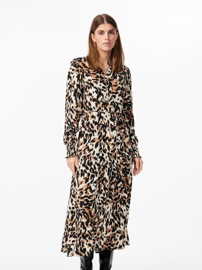 Y.A.S. Dames Jurken Yasalira Ls Long Shirt Dress S. Multi - Foto 11