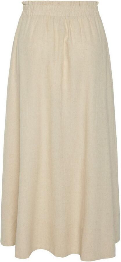 Y.A.S. Dames Rokken Yasflaxy Hw Ankle Skirt Noos Beige - Foto 6