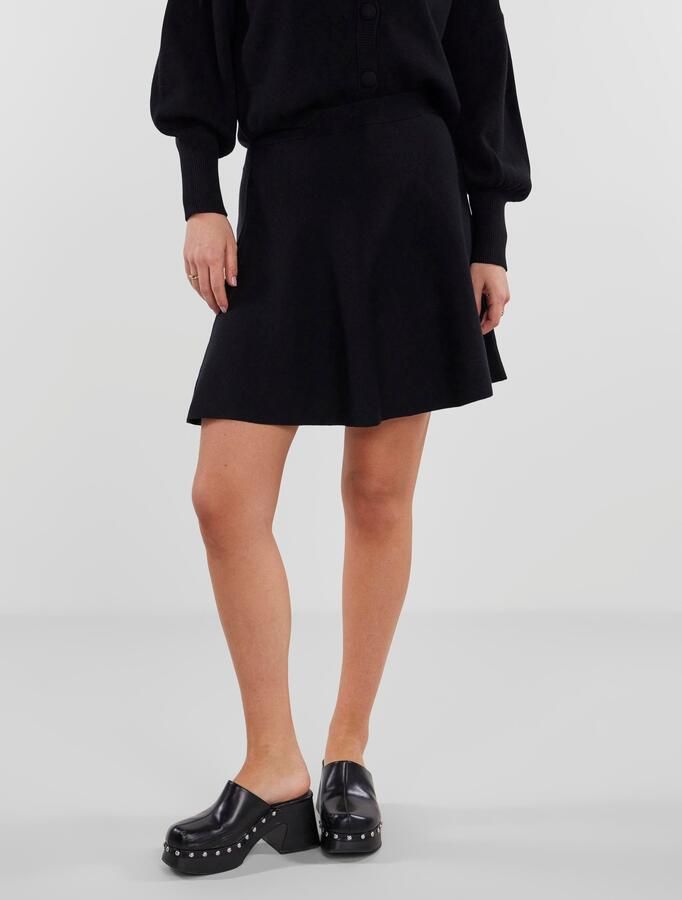 Y.A.S Elegante Gebreide Rok voor Vrouwen Black Dames - Foto 5