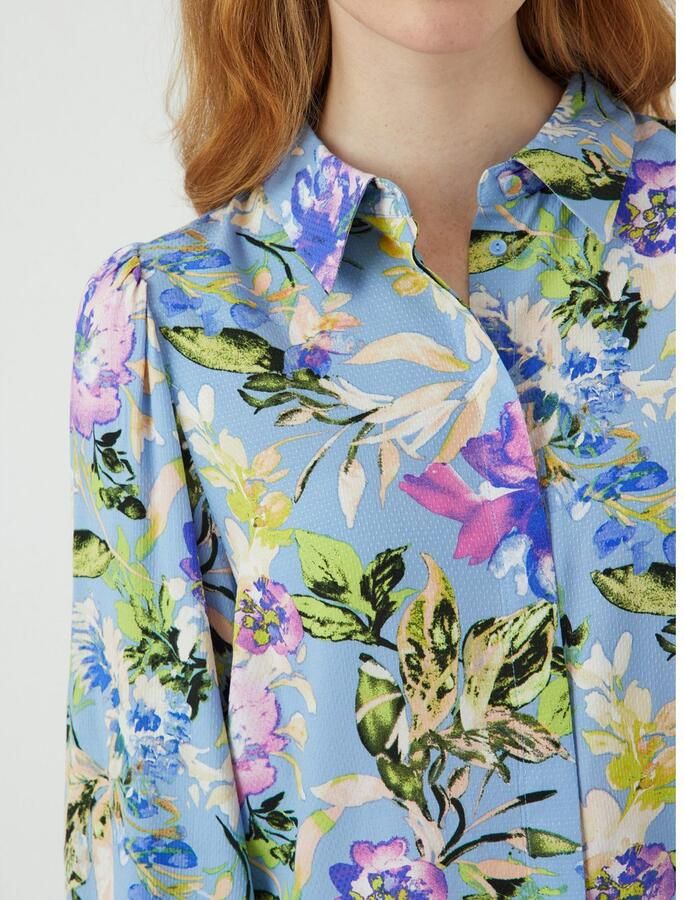 YAS Regular fit blouse met structuurmotief model 'ASINA'