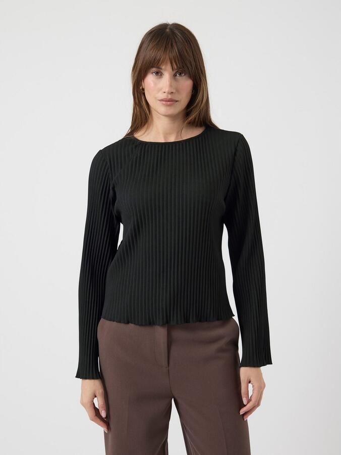 Y.A.S Plisséshirt YASALISA LS TOP S. NOOS - Foto 3