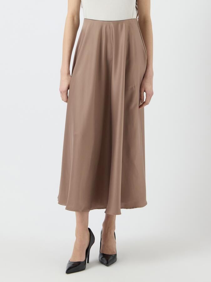 Y.A.S Satijnen rok YASPELLA HW VOLUME ANKLE SKIRT S. NOOS - Foto 6