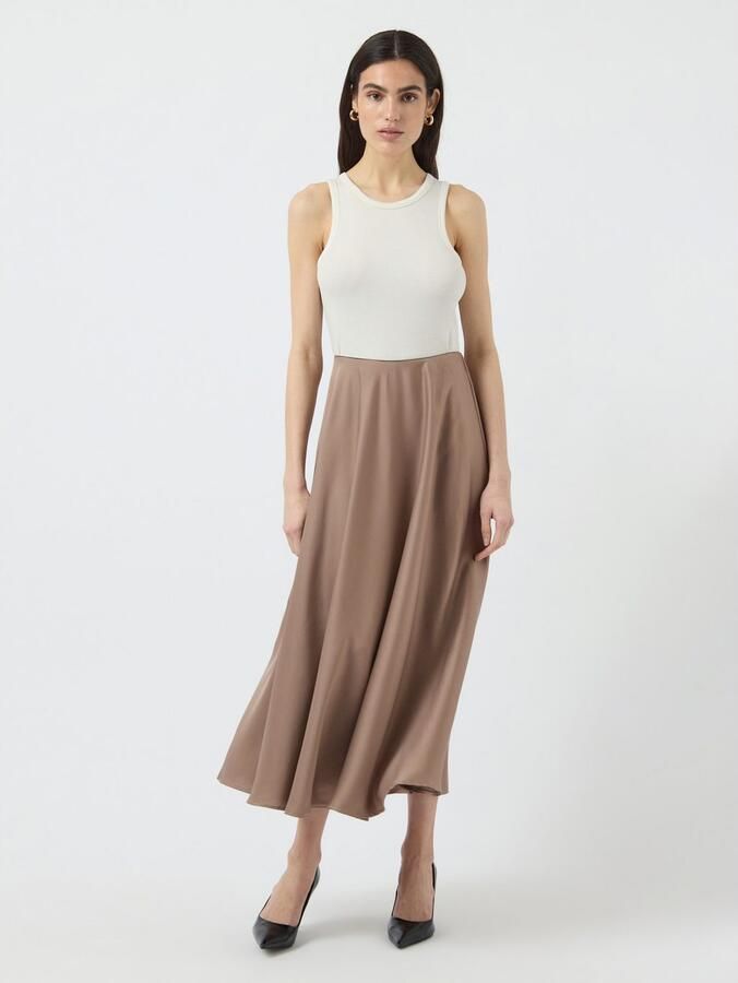 Y.A.S Satijnen rok YASPELLA HW VOLUME ANKLE SKIRT S. NOOS - Foto 2