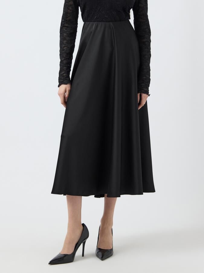 Y.A.S Satijnen rok YASPELLA HW VOLUME ANKLE SKIRT S. NOOS - Foto 5