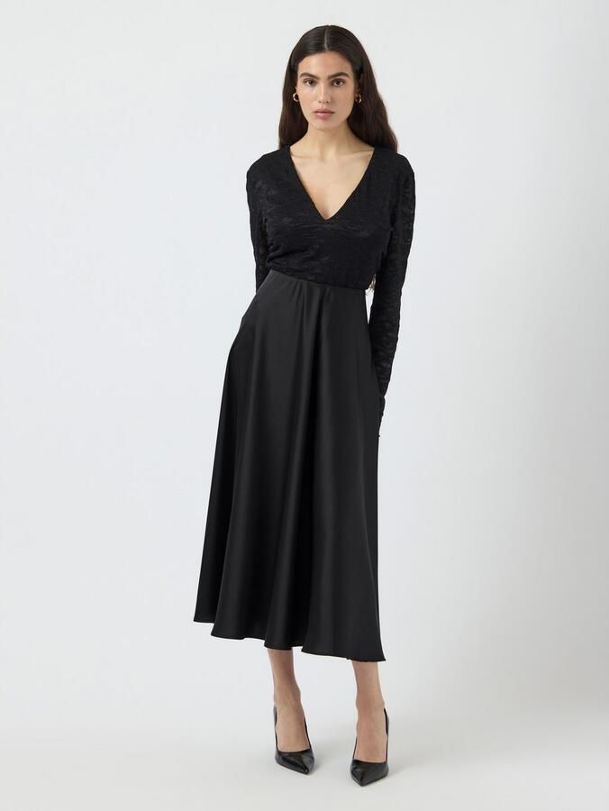 Y.A.S Satijnen rok YASPELLA HW VOLUME ANKLE SKIRT S. NOOS - Foto 2