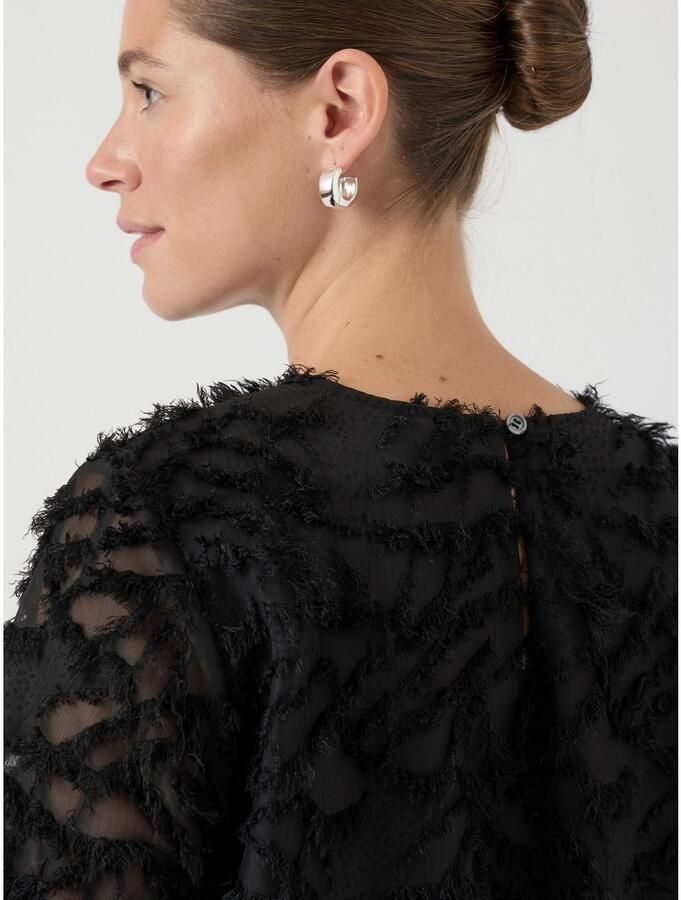 YAS Blouses met lange mouwen en ronde hals model 'PARIA' - Foto 2