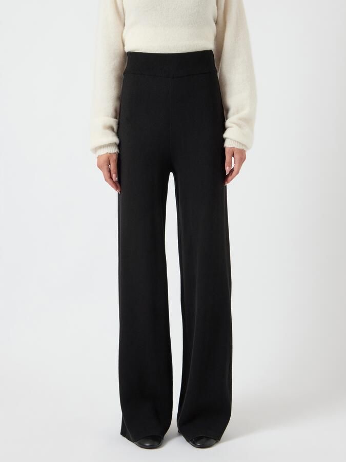 Y.A.S. Dames Broeken Yasfonny Hw Knit Pant S. Zwart - Foto 9