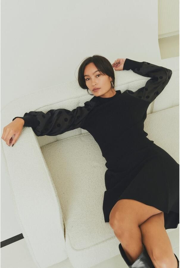 Y.A.S. Dames Truien & Vesten Yasdotme Ls Knit Pullover Zwart - Foto 14