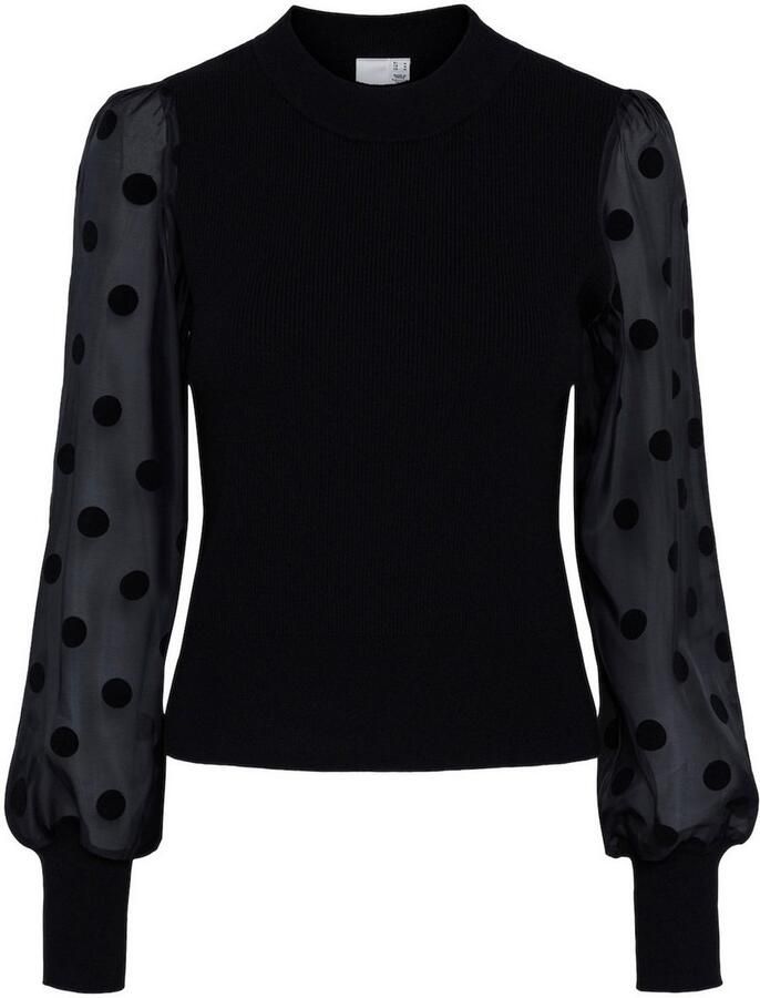 Y.A.S. Dames Truien & Vesten Yasdotme Ls Knit Pullover Zwart - Foto 6