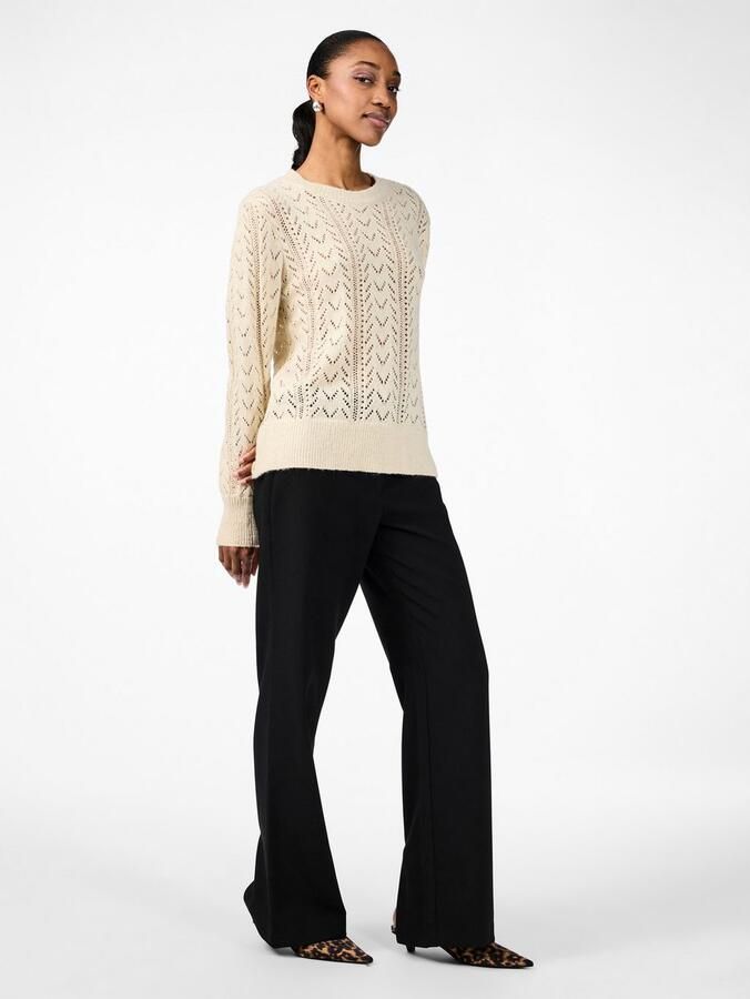 Y.A.S. Dames Truien & Vesten Yastella Ls Knit Pullover S. Wit - Foto 6