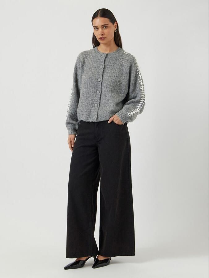 Y.A.S Vest YASOLLY LS KNIT CARDIGAN S. NOOS - Foto 3