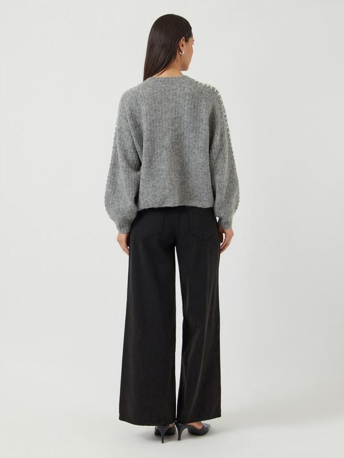 Y.A.S Vest YASOLLY LS KNIT CARDIGAN S. NOOS - Foto 4