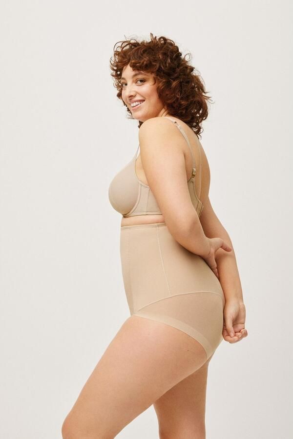 YSABEL MORA Broekje met hoge taille hoog uitgesneden elastisch sterk shape-effect tule (Set van 2) - Foto 3