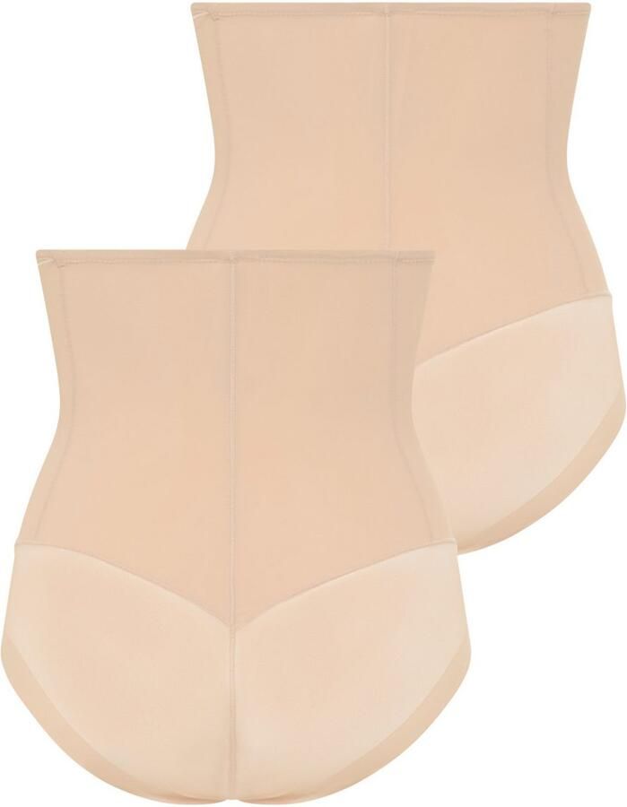 YSABEL MORA Broekje met hoge taille hoog uitgesneden elastisch sterk shape-effect tule (Set van 2)