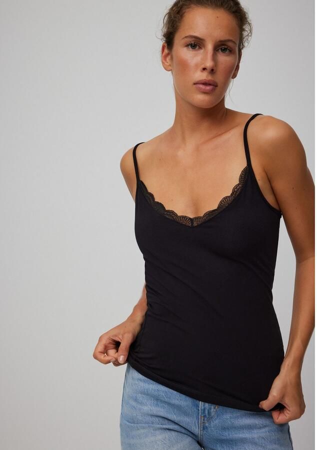YSABEL MORA Hemd BASIC COLLECTION COTTON WITH LACE het perfecte basic-top voor elke dag (Set van 3) - Foto 6