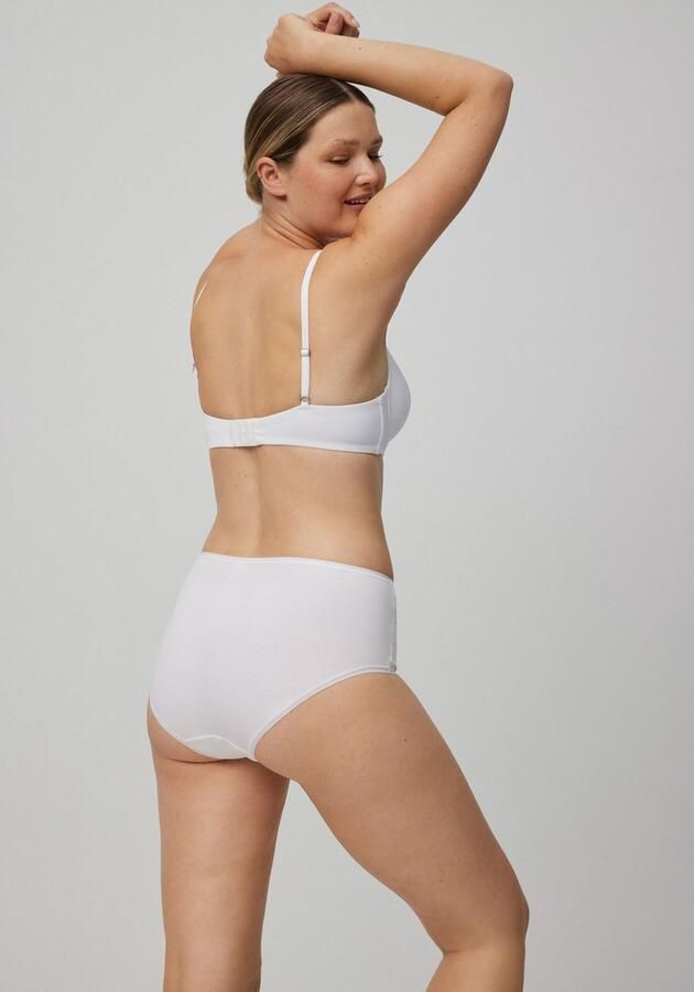 YSABEL MORA Maxislip BASIC COLLECTION COTTON met bedekte en hoog uitgesneden fit voor een aangenaam draaggevoel (Set van 2) - Foto 5