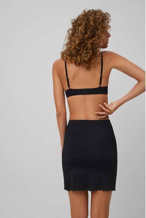 YSABEL MORA Onderrok elastisch gegolfde zoom elastiek