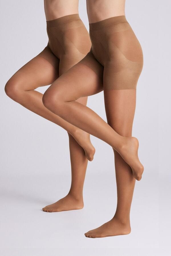 YSABEL MORA Panty Shape-effect zacht elastisch (Set van 2) - Foto 4