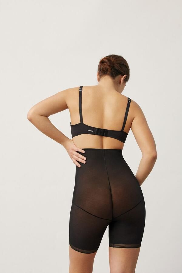 YSABEL MORA Shapingbroek hoog uitgesneden elastisch gemiddeld vormeffect (Set van 2) - Foto 4