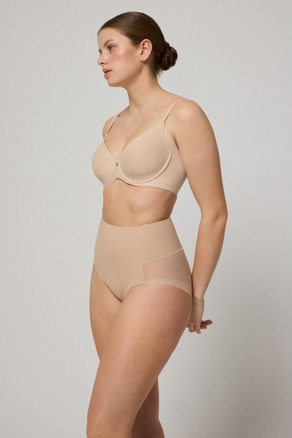 YSABEL MORA Shapingpants vor d gemiddeld shape-effect elastisch mesh (Set van 2) - Foto 4