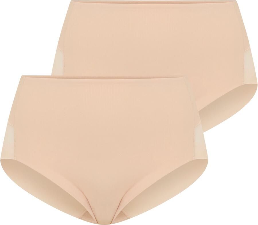 YSABEL MORA Shapingslip elastisch mesh medium vormeffect tule (Set van 2)