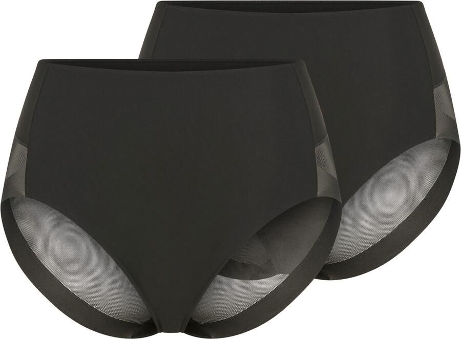 YSABEL MORA Shapingslip elastisch mesh medium vormeffect tule (Set van 2) - Foto 7