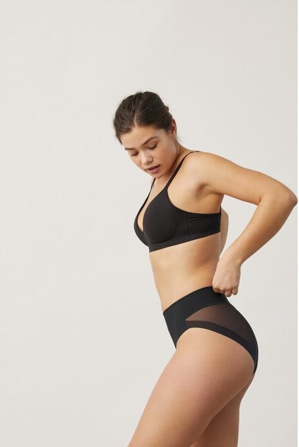 YSABEL MORA Shapingslip elastisch mesh medium vormeffect tule (Set van 2) - Foto 4