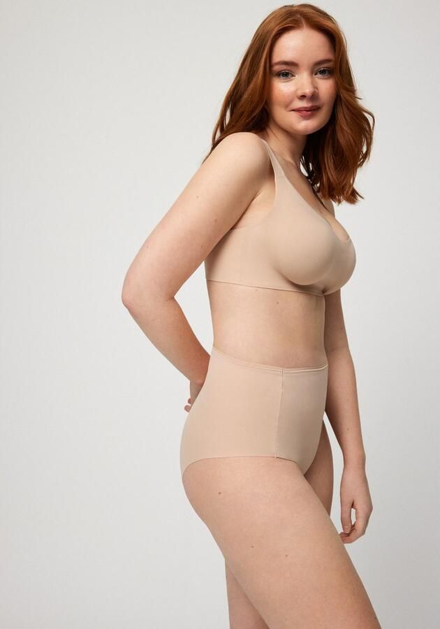 YSABEL MORA Shapingslip uit versterkt materiaal en met bedekte hooggesneden pasvorm - Foto 3