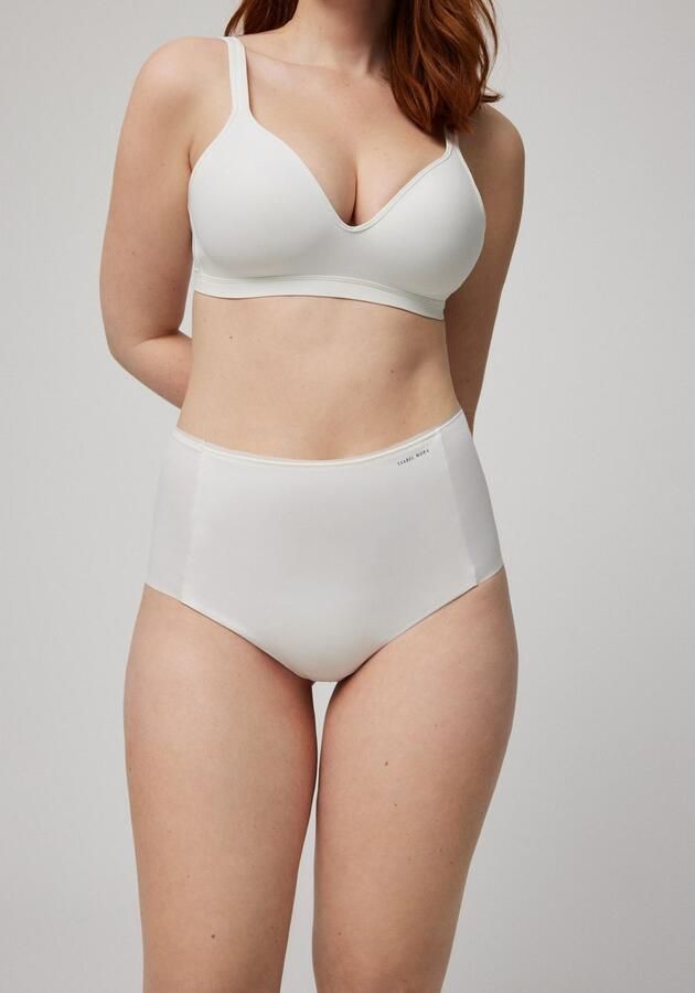 YSABEL MORA Shapingslip uit versterkt materiaal en met bedekte hooggesneden pasvorm - Foto 3