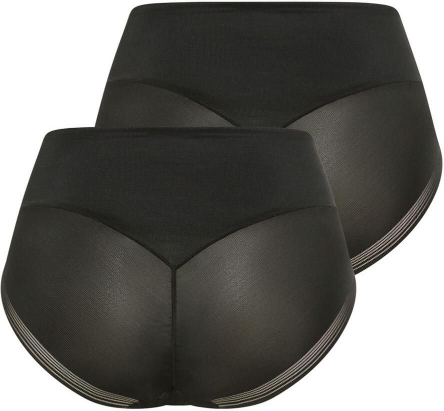 YSABEL MORA Shapingslip ultraplatte naden vorm-effect elastisch zacht (Set van 2)