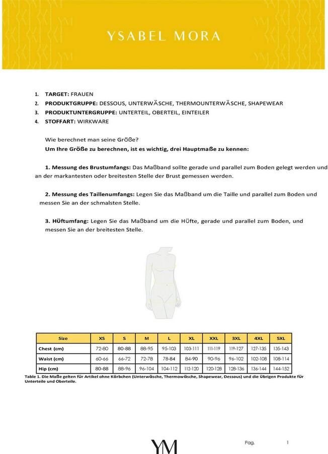 YSABEL MORA Onderrok BASIC COLLECTION ESSENTIALS een perfecte dagelijkse metgezel voor warme en koude dagen