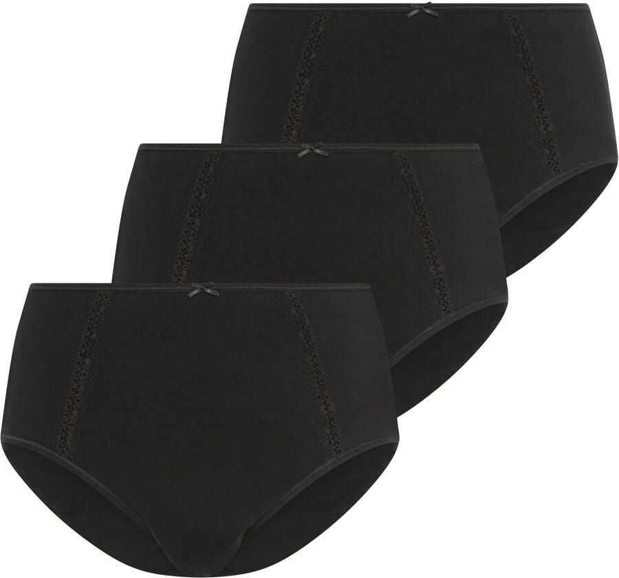 YSABEL MORA Tailleslip Kant elastisch zacht vor d katoenmix (Set van 3)