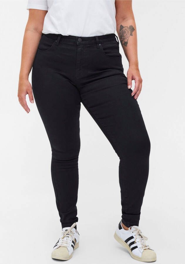 Zizzi Slim fit jeans ZI-AMY LONG elastische katoen-stretch