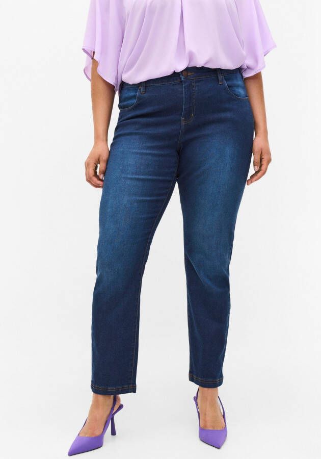 Zizzi Slim fit jeans ZI-EMILY klassiek 5-pocketsmodel
