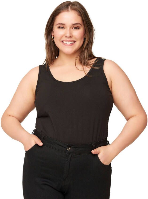 Zizzi Tanktop in zachte katoenmix - Foto 4