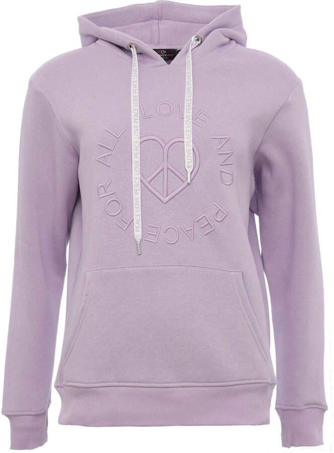 Zwillingsherz Hoodie Koord met opdruk