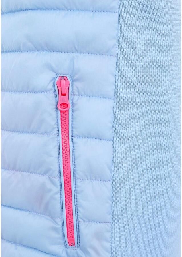 Zwillingsherz Bodywarmer Moin Contrasterende details modieus opstaande kraag ritssluiting zakken - Foto 2