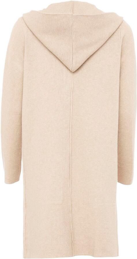 Zwillingsherz Cardigan Capuchon zakken lange mouw zonder sluiting - Foto 3