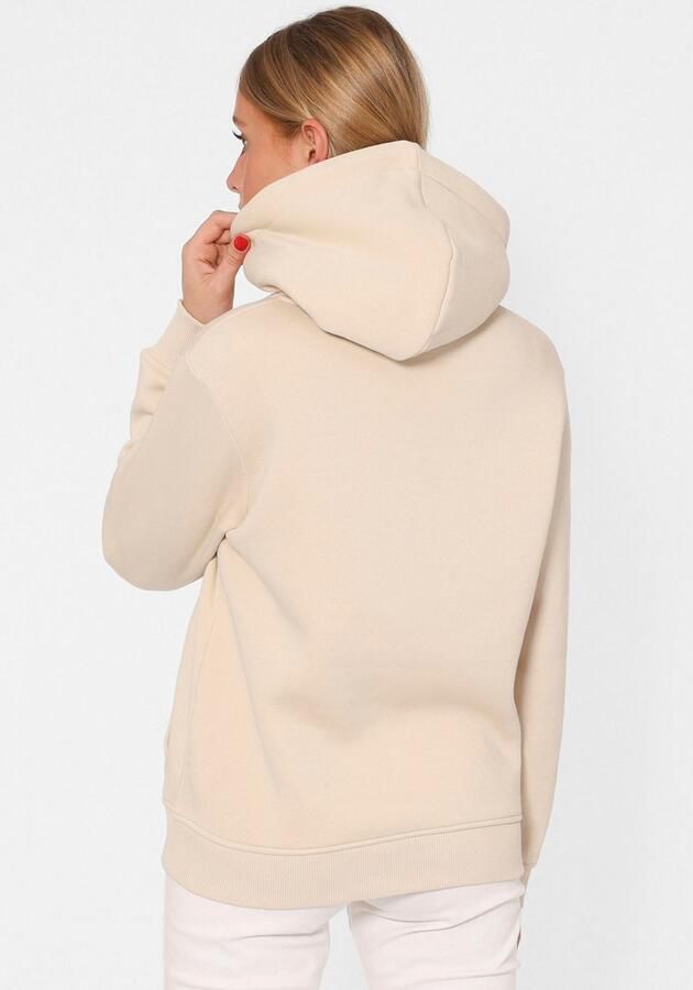 Zwillingsherz Hoodie Dog Mom met geborduurd hondenmotief en frontzak - Foto 3