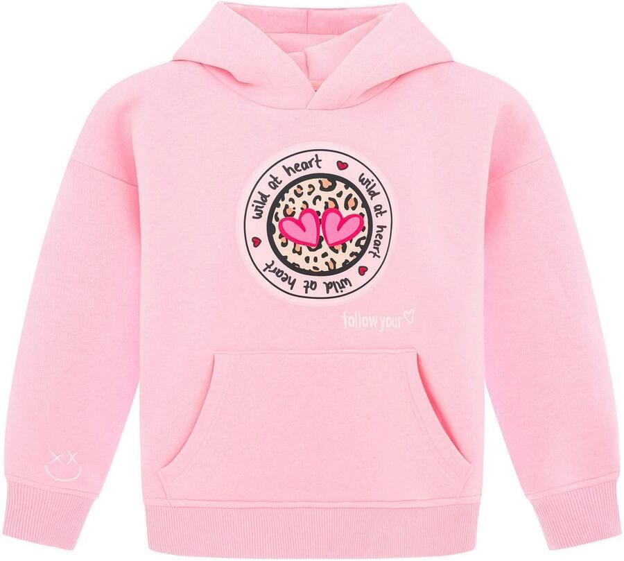 Zwillingsherz Hoodie Kelly-Kids met rond leeuwmotief voor meisjes - Foto 2
